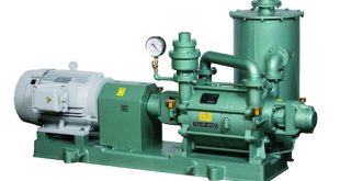 پمپ وکیوم رینگ آبی تیغهای نوعی پمپ وکیوم است که در ساختار داخلی آن از تیغهها (پروانههای تیغهای) برای ایجاد حلقه مایع و تولید خلاء