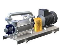 پمپ وکیوم روغنی برای دستگاه بسته‌بندی